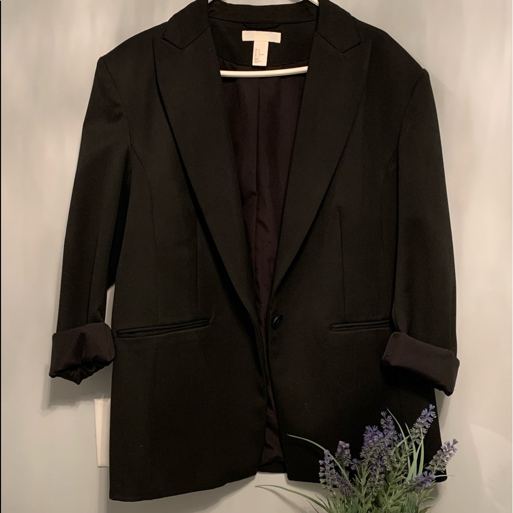 NWOT Black lined blazer